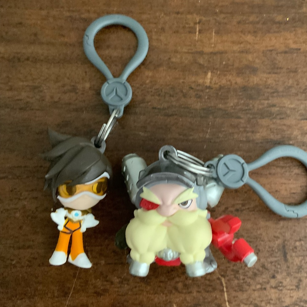 Overwatch Backpack Hangers Series 1 Tracer & Blizzard